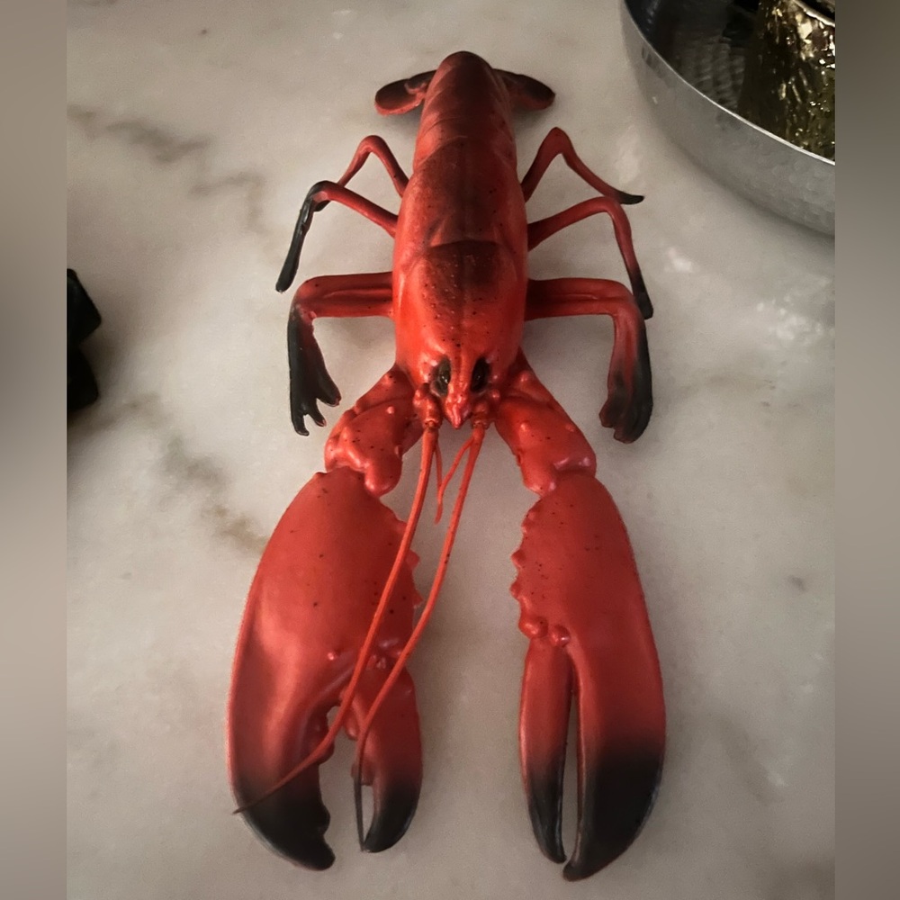 Realistic Red Lobster plastic Long Beach.